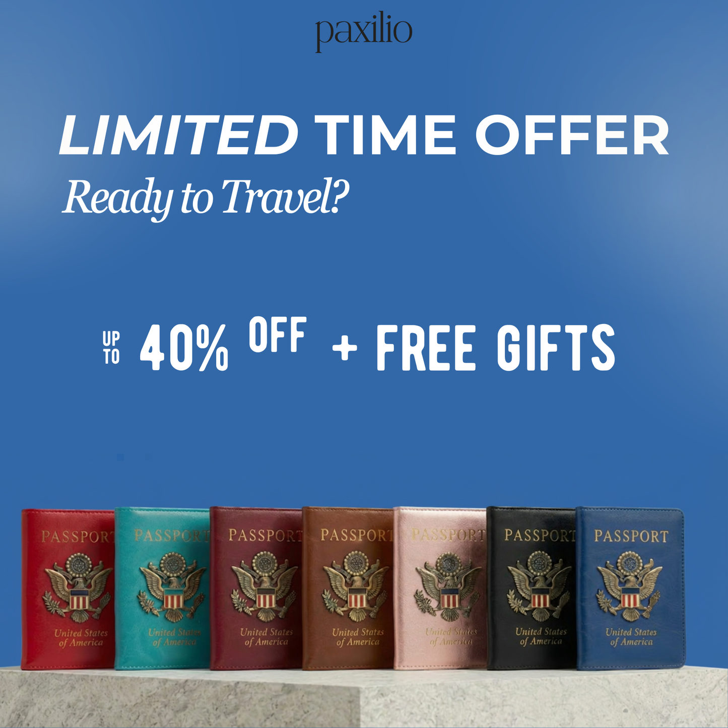 Paxilio RFID Passport Cover